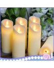 LED elektroniczne bezpłomieniowe świece świecowe Swing zasilanie bateryjne na wesele urodziny romantyczne ozdoby obiadowe
