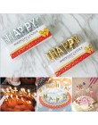Różowe złoto Sliver czerwona kartka urodzinowa ciasto urodzinowe materiały świąteczne piękne świeczki urodzinowe na pieczenie w 
