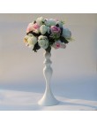 Złote świeczniki 50 cm/20 "metalowy świecznik wazon na kwiaty ozdoba na środek stołu przypadku stojak na roślinę doniczkową ołow