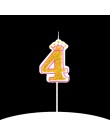 Cakelove 1 sztuk w kolorze błyszczącego złota różowy/niebieski szczęśliwy numer urodzinowy świece 0-9 dla dzieci dorosłych dziew