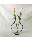 Kreatywna sztuka żelaza wazon sadzarka stojak akcesoria do dekoracji wnętrz nowoczesny kwiat garnki półka Soilless organizator s