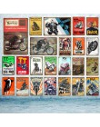 TT Isle Of Man metalowy plakat Retro wyścigi motocyklowe tablica ścienna artystyczny obraz płyta Pub Bar garaż Home Decor Vintag