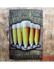 Lód zimny darmowe piwo tutaj malarstwo plakat artystyczny antyczne metalowe plakietki emaliowane Bar Pub Club Home dekoracyjne n