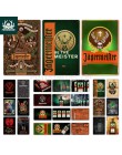 Jagermeister metalowy znak znaki blaszane metalowa płytka tablica metalowa Vintage Pub Bar człowiek jaskinia dekoracje ścienne