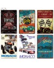 Vintage Racing metalowy plakat metalowa plakietka z napisem Metal Vintage Home Man Cave Decor dekoracyjna płyta żeliwna dekoracj