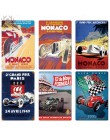 Vintage Racing metalowy plakat metalowa plakietka z napisem Metal Vintage Home Man Cave Decor dekoracyjna płyta żeliwna dekoracj