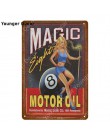 Retro Vintage Home Decor garaż metalowe tabliczki pin up dziewczyna plakat samochód motocykl samolot samolot z Sexy Lady naklejk