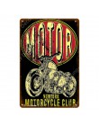 Vintage Motor znaki Lambretta Electrombile motocykl Suzuki metalowy plakat Pub Bar Home Decor prostokąt tablica YI001
