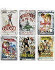 Klasyczny Film metalowy znak plakietka metalowa Vintage Film znak blaszany metalowy plakat dekoracje ścienne dla Bar Pub człowie