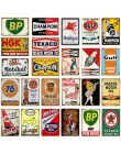 Vintage Motor Oil benzyna metalowe tabliczki plakat na blasze bar retro Pub wystrój garażu stacja benzynowa dekoracyjna tablica 