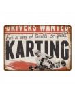 Vintage Motor znaki Lambretta Electrombile motocykl Suzuki metalowy plakat Pub Bar Home Decor prostokąt tablica YI001