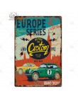 Vintage Racing metalowy plakat metalowa plakietka z napisem Metal Vintage Home Man Cave Decor dekoracyjna płyta żeliwna dekoracj