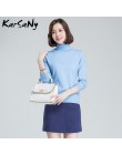 Sweter z golfem kobiety Plus rozmiar wełniany, długi rękaw damski sweter z kaszmiru kobiety Pull Femme Hiver swetry damskie 2019