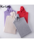 Sweter z golfem kobiety Plus rozmiar wełniany, długi rękaw damski sweter z kaszmiru kobiety Pull Femme Hiver swetry damskie 2019