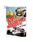 Vintage Racing metalowy plakat metalowa plakietka z napisem Metal Vintage Home Man Cave Decor dekoracyjna płyta żeliwna dekoracj