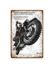 TT Isle Of Man metalowy plakat Retro wyścigi motocyklowe tablica ścienna artystyczny obraz płyta Pub Bar garaż Home Decor Vintag