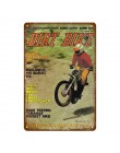 TT Isle Of Man metalowy plakat Retro wyścigi motocyklowe tablica ścienna artystyczny obraz płyta Pub Bar garaż Home Decor Vintag