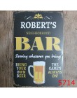 Lód zimny darmowe piwo tutaj malarstwo plakat artystyczny antyczne metalowe plakietki emaliowane Bar Pub Club Home dekoracyjne n