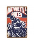 TT Isle Of Man metalowy plakat Retro wyścigi motocyklowe tablica ścienna artystyczny obraz płyta Pub Bar garaż Home Decor Vintag