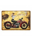 Retro Vintage Home Decor garaż metalowe tabliczki pin up dziewczyna plakat samochód motocykl samolot samolot z Sexy Lady naklejk