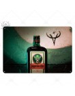 Jagermeister metalowy znak znaki blaszane metalowa płytka tablica metalowa Vintage Pub Bar człowiek jaskinia dekoracje ścienne