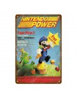 Japonia plakat z gry wideo Nintendo Power Super Mario naklejka ścienna Sega gry gracza ściana artystyczny obraz tablica wystrój 