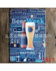 Lód zimny darmowe piwo tutaj malarstwo plakat artystyczny antyczne metalowe plakietki emaliowane Bar Pub Club Home dekoracyjne n