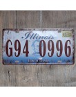 Hohappyme amerykański samochód tablice rejestracyjne numer USA tablica rejestracyjna garaż metalowy znak blaszany dekoracje baro