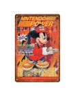 Japonia plakat z gry wideo Nintendo Power Super Mario naklejka ścienna Sega gry gracza ściana artystyczny obraz tablica wystrój 