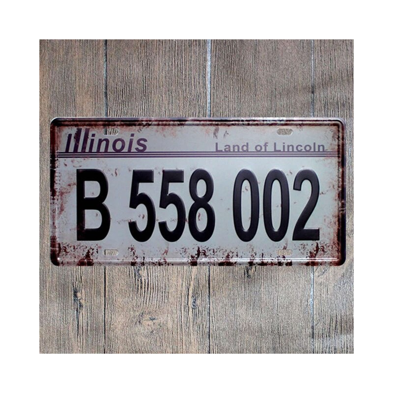 Hohappyme amerykański samochód tablice rejestracyjne numer