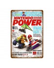 Japonia plakat z gry wideo Nintendo Power Super Mario naklejka ścienna Sega gry gracza ściana artystyczny obraz tablica wystrój 