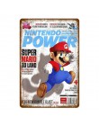 Japonia plakat z gry wideo Nintendo Power Super Mario naklejka ścienna Sega gry gracza ściana artystyczny obraz tablica wystrój 