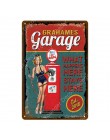 Retro Vintage Home Decor garaż metalowe tabliczki pin up dziewczyna plakat samochód motocykl samolot samolot z Sexy Lady naklejk