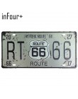 66 Route Group tablica rejestracyjna metalowa płytka numer samochodu znaki blaszane Bar Pub Cafe Home Decor metalowy znak garaż 
