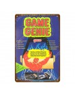 Gra Genie Gaming plakat Gamer naklejki ścienne Vintage artystyczny obraz tablica dla klubu dzieci pokój Game Center Home Decor m