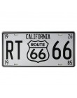 66 Route Group tablica rejestracyjna metalowa płytka numer samochodu znaki blaszane Bar Pub Cafe Home Decor metalowy znak garaż 