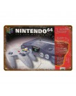 Gra Genie Gaming plakat Gamer naklejki ścienne Vintage artystyczny obraz tablica dla klubu dzieci pokój Game Center Home Decor m