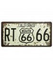 66 Route Group tablica rejestracyjna metalowa płytka numer samochodu znaki blaszane Bar Pub Cafe Home Decor metalowy znak garaż 