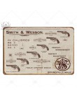 Pistolety Vintage znak puszka tablica metalowa Vintage Retro metalowy znak dekoracje ścienne dla człowieka jaskinia pistolet skl