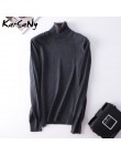 Sweter z golfem kobiety Plus rozmiar wełniany, długi rękaw damski sweter z kaszmiru kobiety Pull Femme Hiver swetry damskie 2019