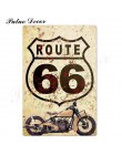 Route 66 znak blaszany Vintage metalowy znak plakietka metalowa Vintage Retro garaż dekoracje ścienne dla Bar Pub Club Man jaski