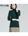 Sweter z golfem kobiety Plus rozmiar wełniany, długi rękaw damski sweter z kaszmiru kobiety Pull Femme Hiver swetry damskie 2019