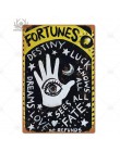 Tarot metalowy plakat tablica Metal Vintage medium metalowy znak znak blaszany dekoracje ścienne do wróżenia sklep metalowy obra