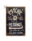 Tarot metalowy plakat tablica Metal Vintage medium metalowy znak znak blaszany dekoracje ścienne do wróżenia sklep metalowy obra