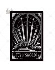 Tarot metalowy plakat tablica Metal Vintage medium metalowy znak znak blaszany dekoracje ścienne do wróżenia sklep metalowy obra