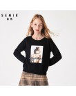 SEMIR 2019 kaszmirowy sweter z dzianiny damskie swetry z golfem jesień zima podstawowe damskie swetry koreański styl Slim Fit cz