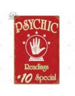 Tarot metalowy plakat tablica Metal Vintage medium metalowy znak znak blaszany dekoracje ścienne do wróżenia sklep metalowy obra