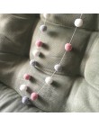 30 sztuk DIY filcowe kule z wełny 2cm Handmade dzieci dekoracja ścienna do pokoju wiszące przedszkole Pom Pom Garland najlepsze 