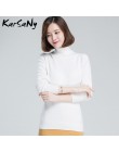 Sweter z golfem kobiety Plus rozmiar wełniany, długi rękaw damski sweter z kaszmiru kobiety Pull Femme Hiver swetry damskie 2019