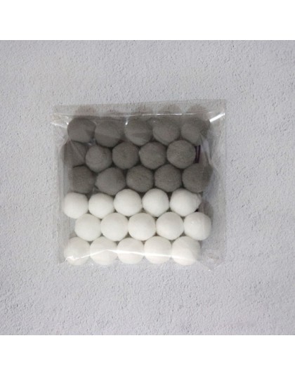30 sztuk DIY filcowe kule z wełny 2cm Handmade dzieci dekoracja ścienna do pokoju wiszące przedszkole Pom Pom Garland najlepsze 